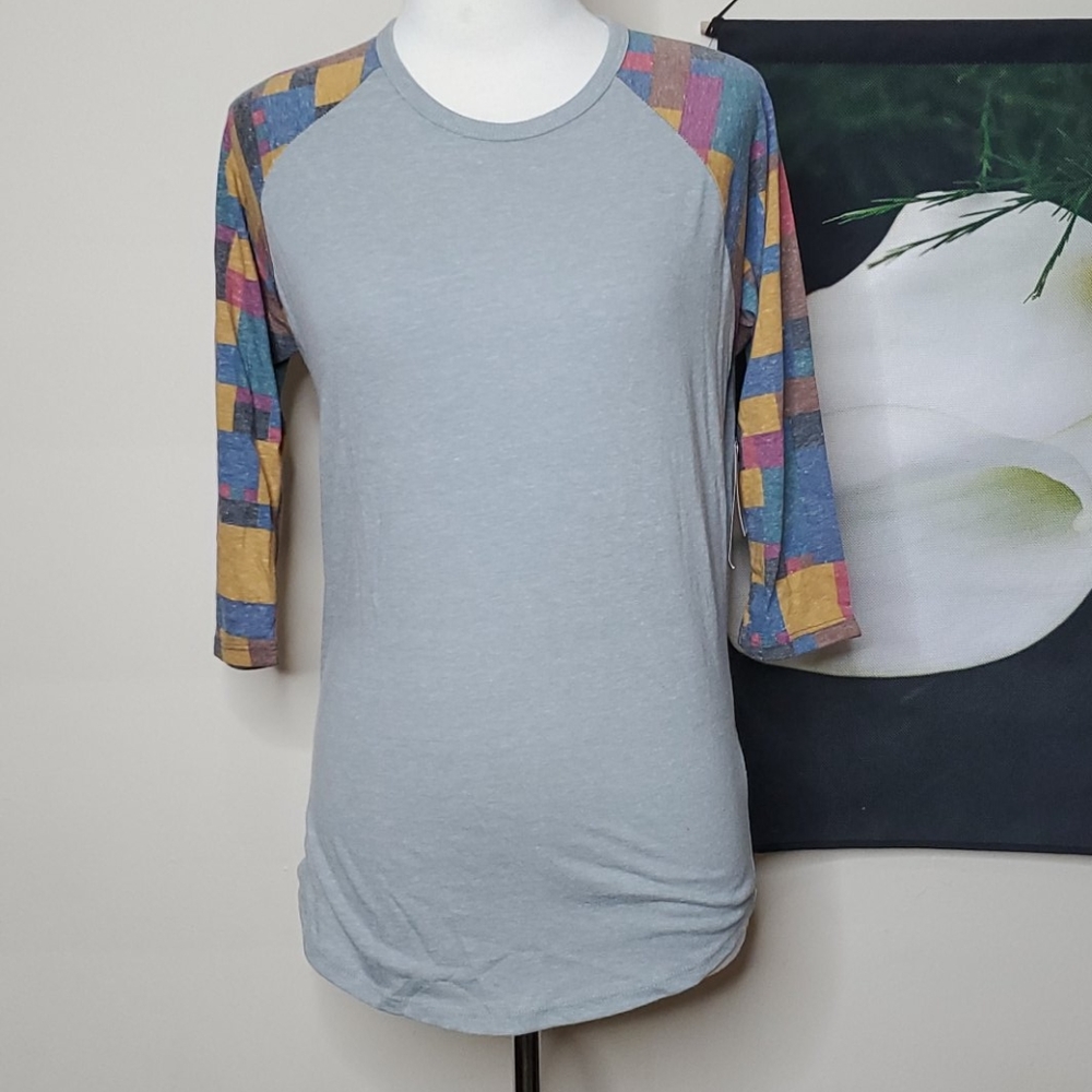 NWT Lularoe Randy 3/4 Length Sleeve Raglan Top